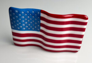 Read more about the article Old Glory Fused Glass