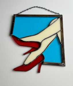 Read more about the article Red Heels Stained Glass