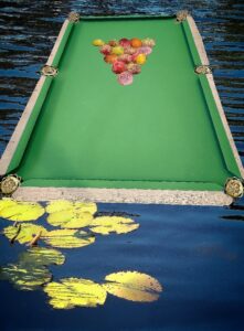 Read more about the article Floating Pool Table with Fruit