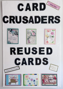 Read more about the article Creating Recycled Cards for assisted living