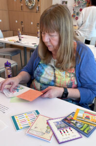 Read more about the article Creating Recycled Cards for assisted living